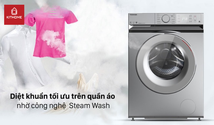 Công nghệ giặt hơi nước Steam Wash