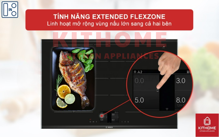Công nghệ FlexInduction – Sử dụng linh hoạt không gian nấu