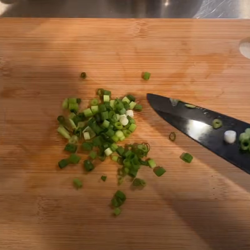 Bước 1 Sơ chế nguyên liệu Súp miso thịt viên