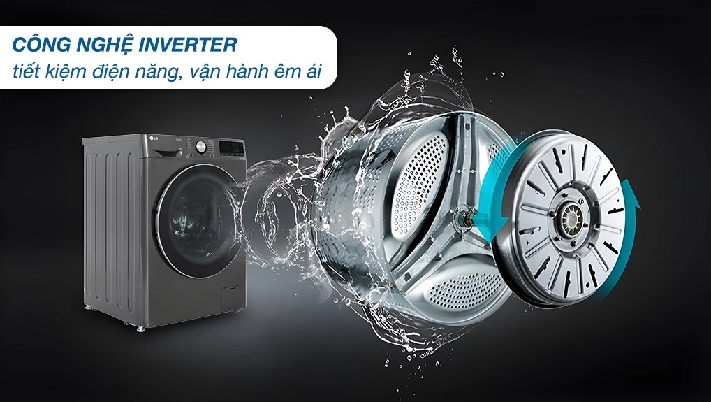 Máy Giặt LG Inverter 10Kg FV1410S4B