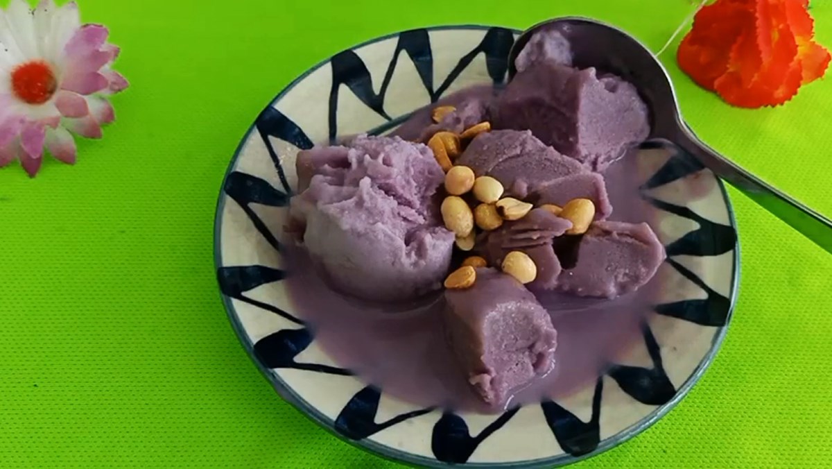 Kem khoai lang tím