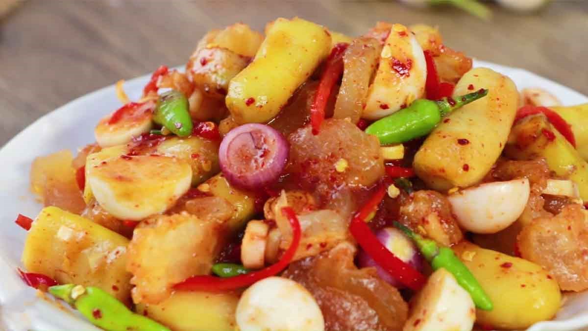 2 cách làm gân bò trộn chua ngọt và mắm thái cực ngon, ăn là ghiền 