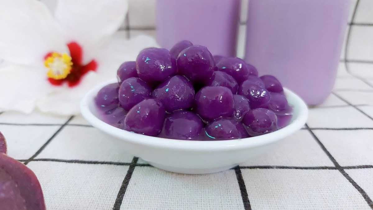 cách làm trân châu khoai lang