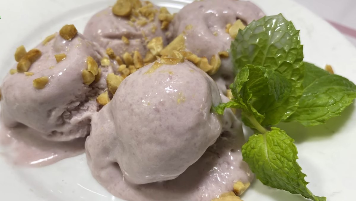 Cách làm kem khoai môn mát lạnh thơm ngon đơn giản tại nhà