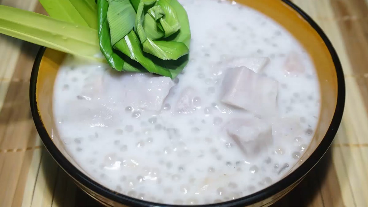 Cách nấu chè khoai môn bột báng dẻo mềm thơm ngon đơn giản tại nhà