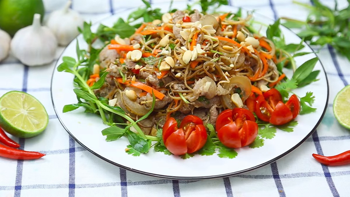 Cách làm gỏi bê thui bắp chuối mới lạ hấp dẫn dễ làm tại nhà Cách làm gỏi bê thui bắp chuối mới lạ hấp dẫn dễ làm tại nhà