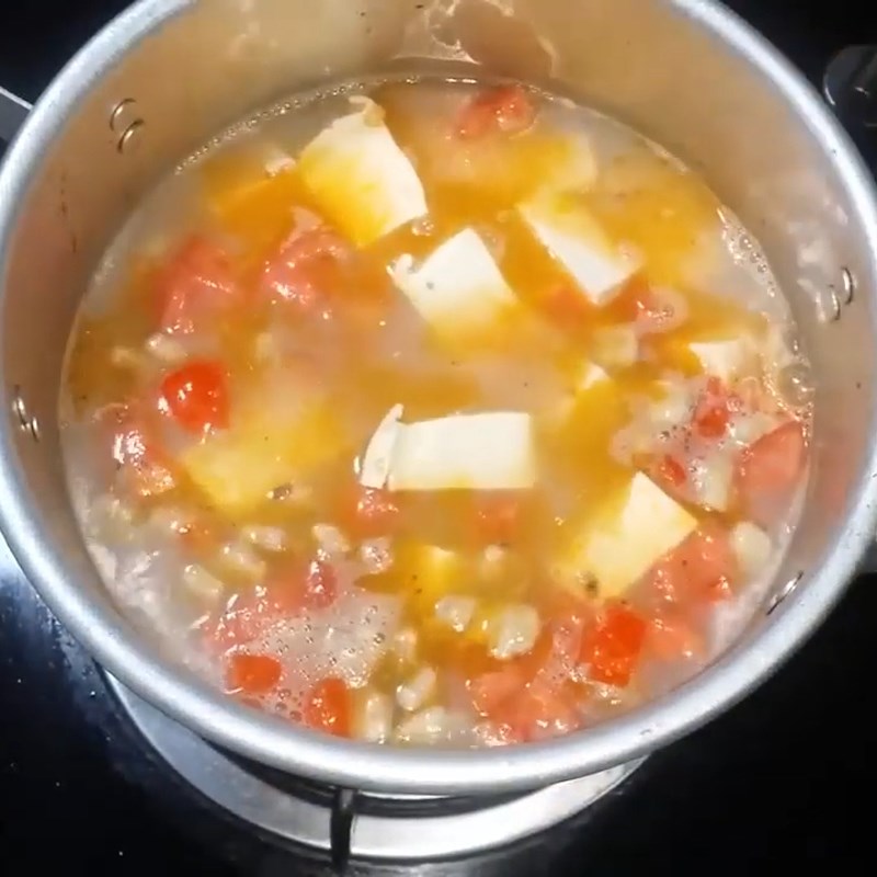 Bước 6 Nấu canh ngao với đậu phụ Canh ngao nấu đậu phụ Bước 6 Nấu canh ngao với đậu phụ Canh ngao nấu đậu phụ