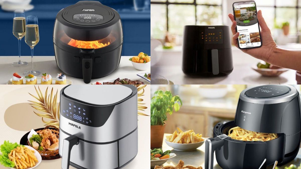 Nồi chiên không dầu nào tiết kiệm điện? Top những thương hiệu đáng mua nhất