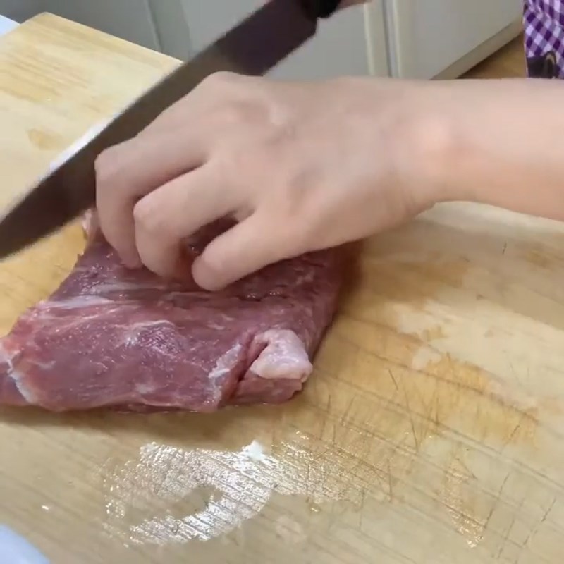 Bước 1 Sơ chế các nguyên liệu Canh rong biển bào ngư