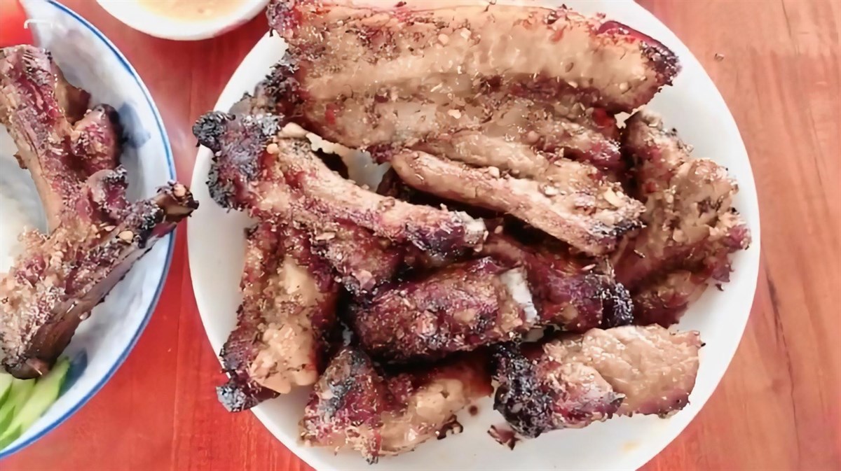 Cách làm sườn nướng sa tế bằng nồi chiên không dầu cay cay mềm ngon