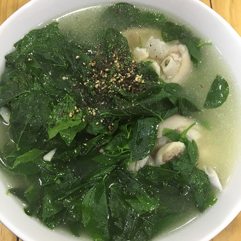 thanh-pham-1023-1 Bước 4 Thành phẩm Canh giò heo rau ngót