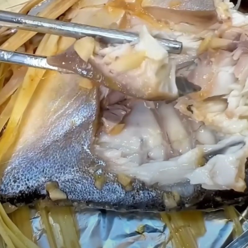 Bước 4 Thành phẩm Cá bánh lái nướng Bước 4 Thành phẩm Cá bánh lái nướng