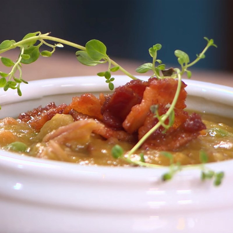 thanh-pham-498 Bước 5 Thành phẩm Súp đậu Hà Lan thịt xông khói