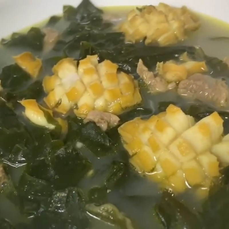 Bước 4 Thành phẩm Canh rong biển bào ngư