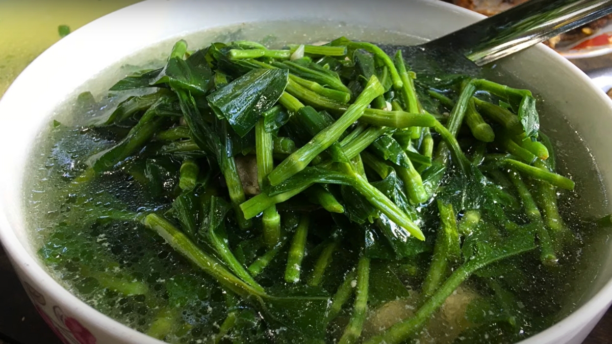 2 cách chế biến canh rau trai ngon miệng Cách chế biến canh rau trai