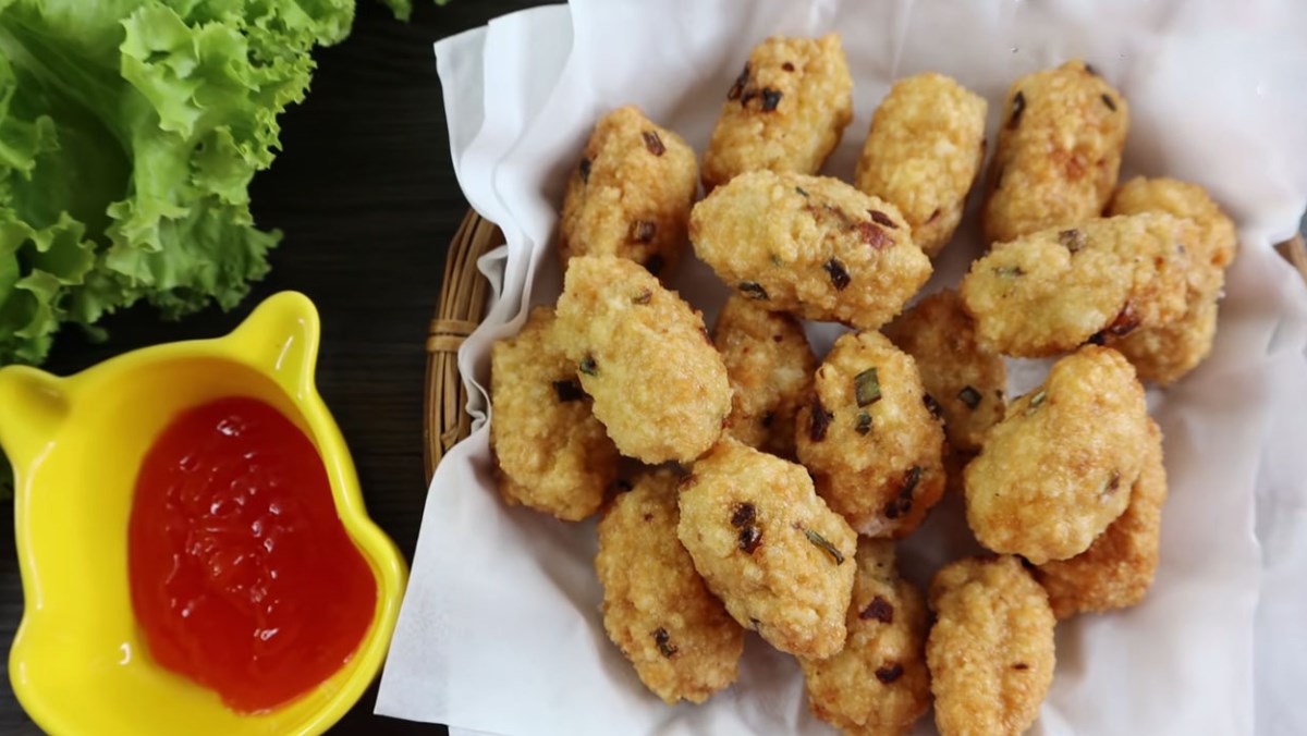 Cách làm cháo chiên giòn từ cháo gói ăn liền