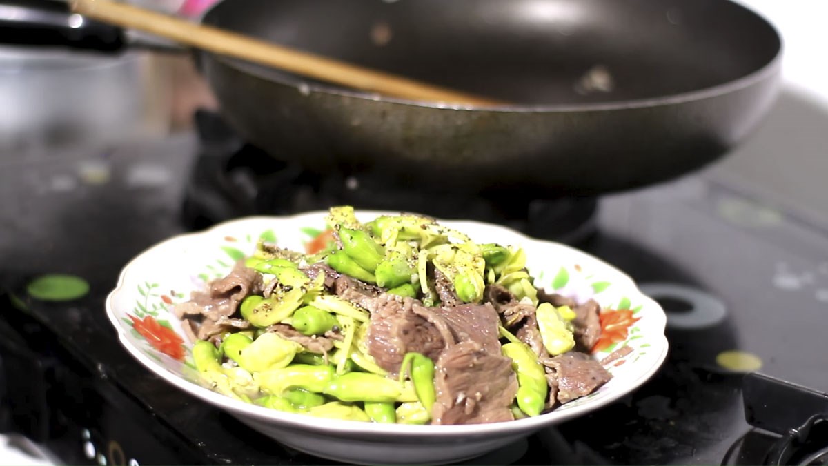 2 cách làm thịt bò xào bông so đũa và cải ngồng thơm ngon dễ làm