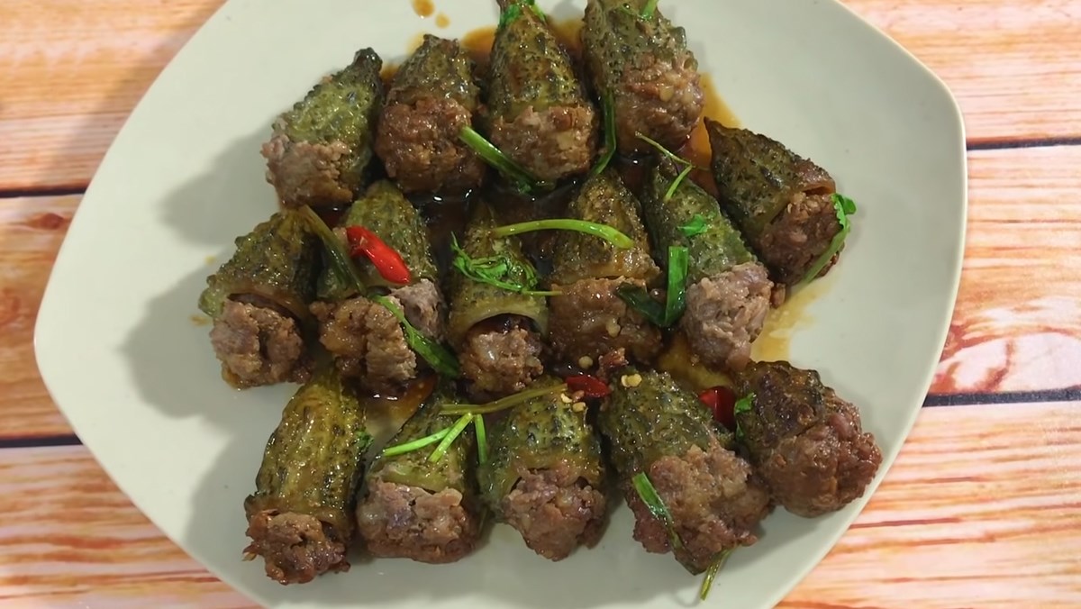 Cách làm khổ qua nhồi thịt kho nước tương ngon đậm đà dễ làm tại nhà Cách làm khổ qua nhồi thịt kho nước tương ngon đậm đà dễ làm tại nhà