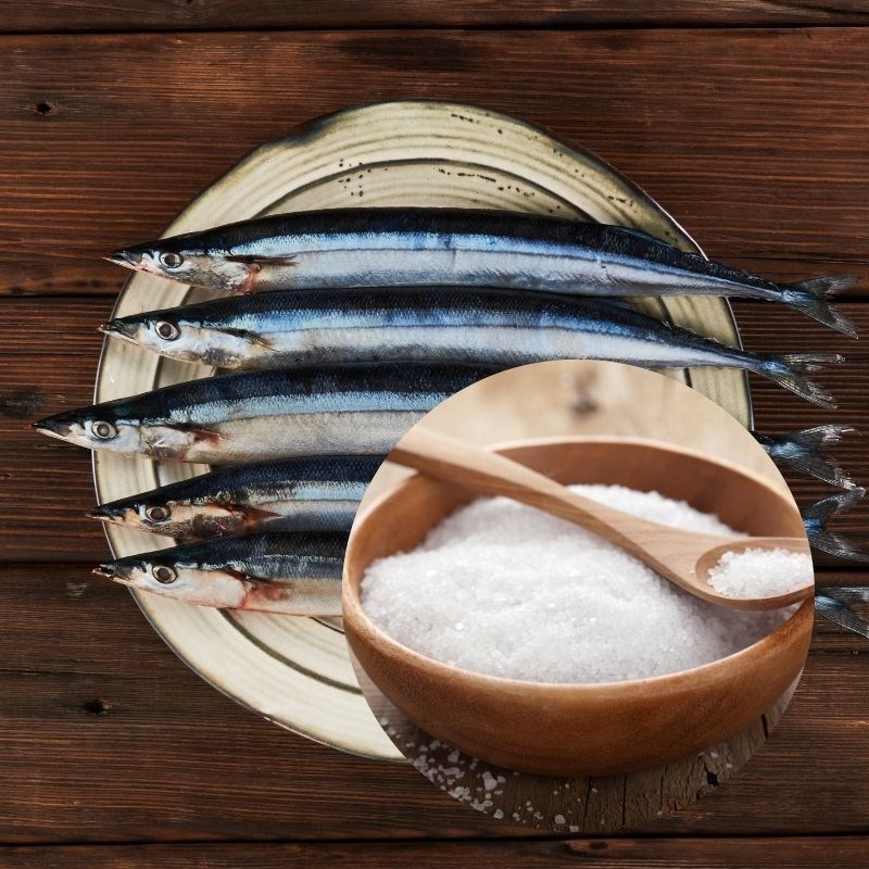 Bước 1 Sơ chế cá thu đao Cá thu đao nướng muối