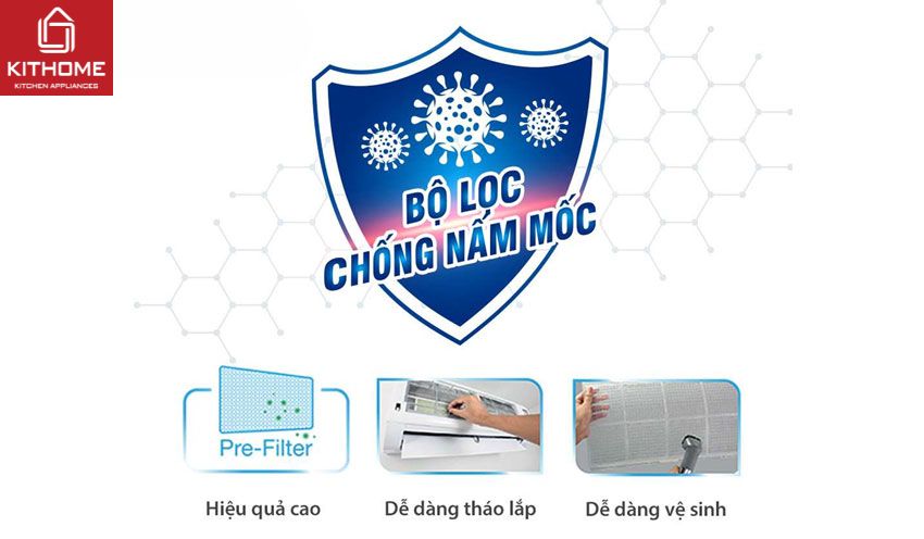 Điều Hòa Toshiba 12000btu 2 Chiều Inverter RAS-13J2KVG-V/RAS-13J2AVG-V