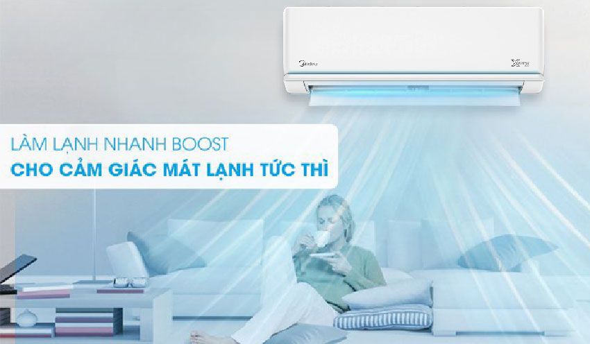 Điều Hòa Midea Inverter 18000Btu MSAGA-18CRDN8