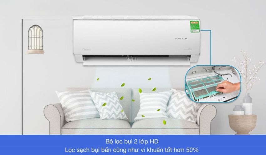 Điều Hòa Midea Inverter 9000Btu MSAF6-10CDN8