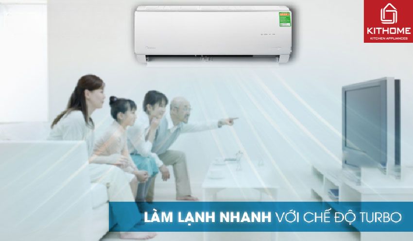 Điều Hòa Midea Inverter 9000Btu MSAFA-10HRDN8