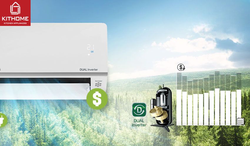 Điều Hòa LG 9000Btu 1 Chiều Inverter V10APH2