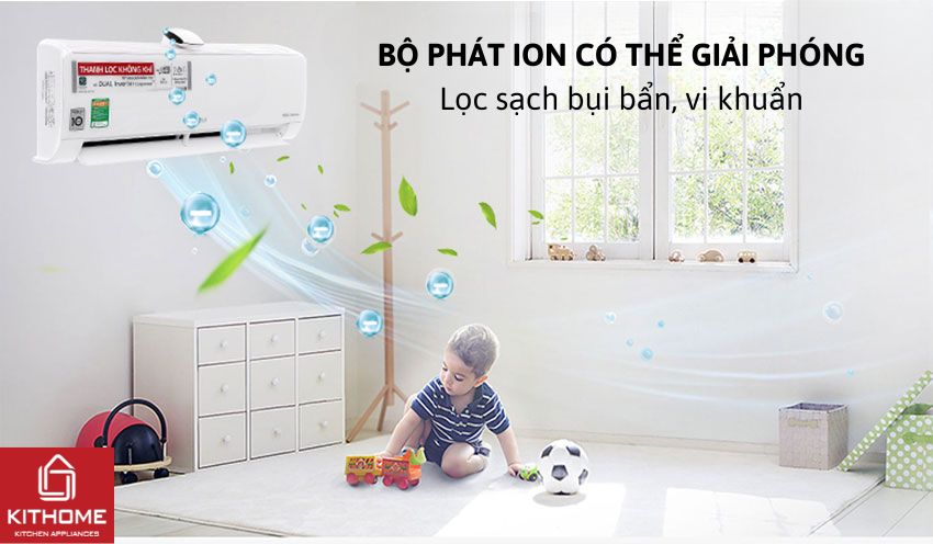 Điều Hòa LG 9000Btu 1 Chiều Inverter V10APFUV