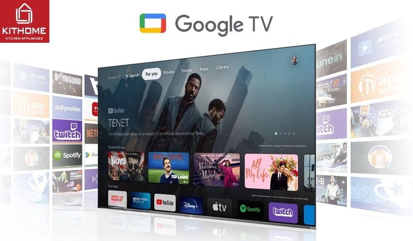 Google Tivi TCL 50 Inch 4K 50P635