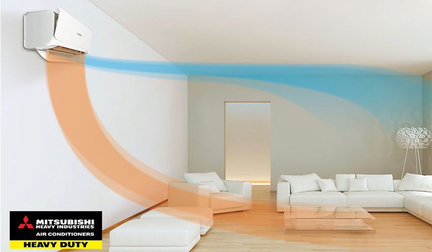 Điều Hòa Mitsubishi 9000Btu Inverter SRK25ZSS-W5