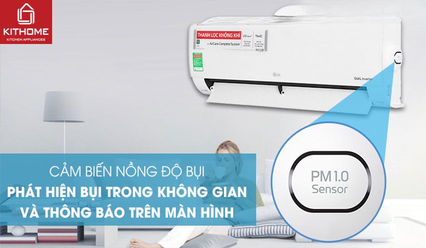 Điều Hòa LG 9000Btu 1 Chiều Inverter V10APFUV