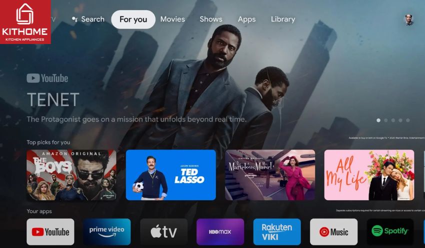 Google Tivi TCL 43 Inch 4K 43P735