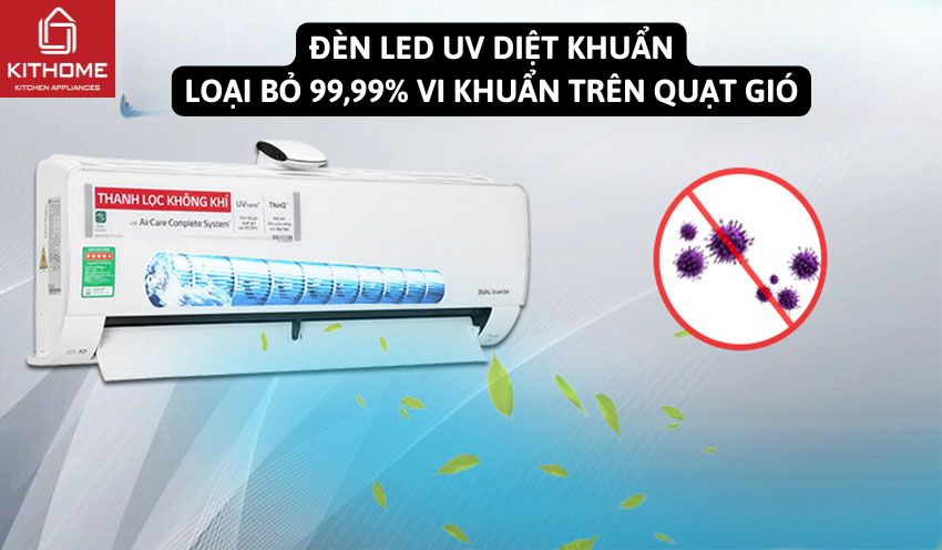 Điều Hòa LG 9000Btu 1 Chiều Inverter V10APFUV