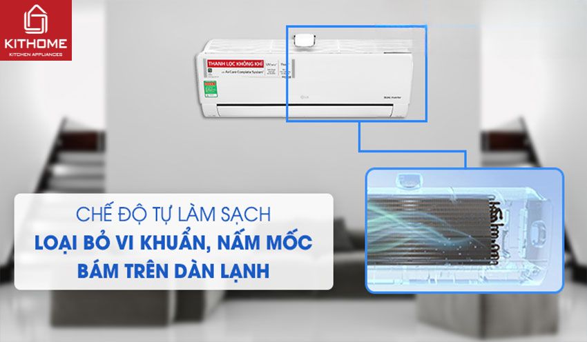 Điều Hòa LG 9000Btu 1 Chiều Inverter V10APFUV