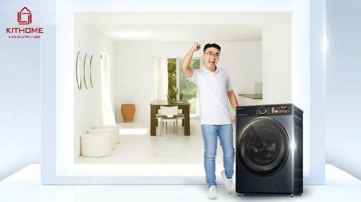 Máy Giặt Sấy Toshiba Inverter TWD-T25BZU115MWV(MG) Giặt 10.5Kg Sấy 7Kg