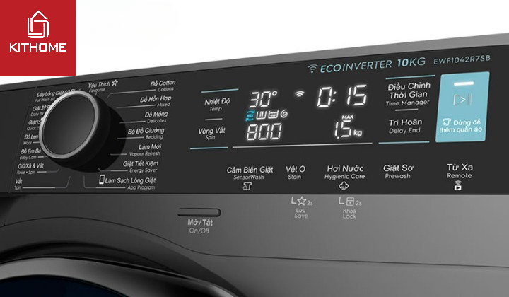 Đa dạng chương trình giặt