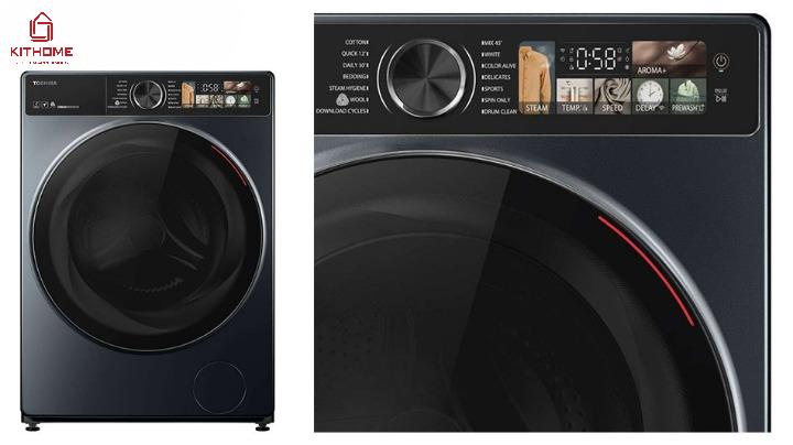 Máy Giặt Sấy Toshiba Inverter TWD-T25BZU115MWV(MG) Giặt 10.5Kg Sấy 7Kg