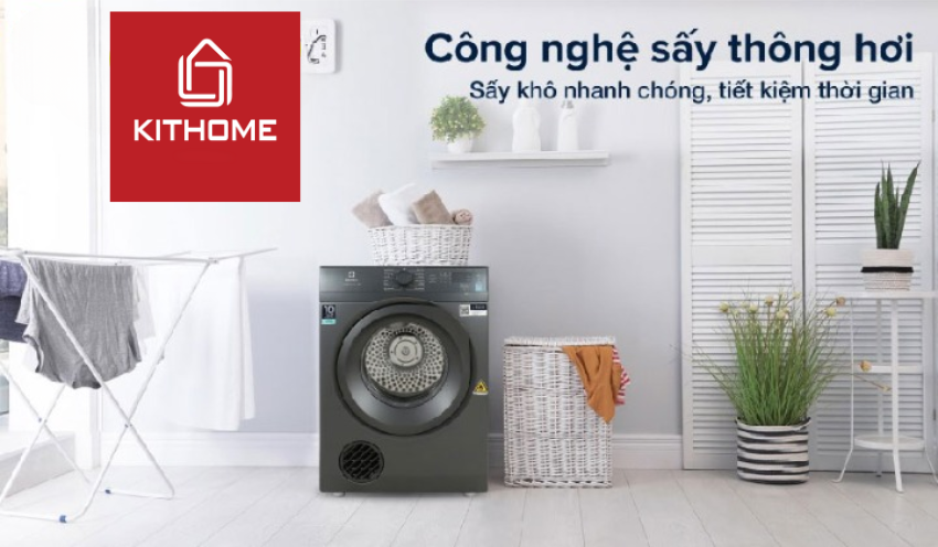 Máy Sấy Quần Áo Electrolux 8.5Kg EDV854N3SB
