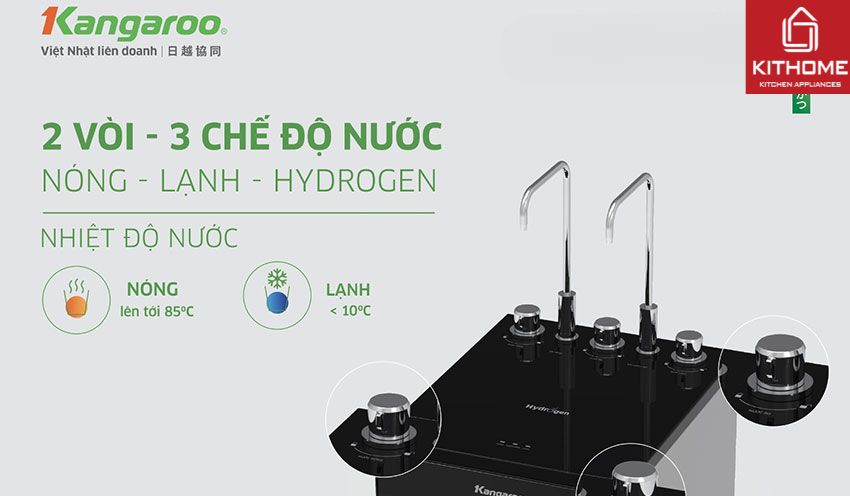 Máy Lọc Nước Kangaroo Nóng Lạnh KG10A15 10 Lõi