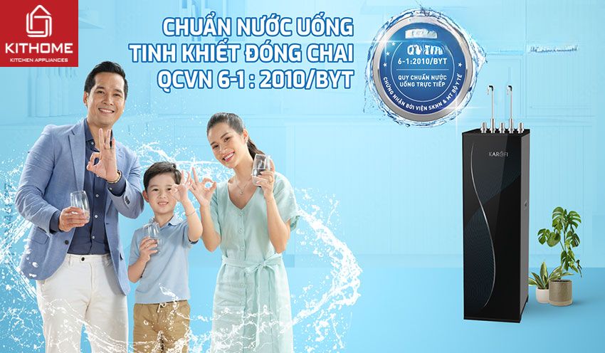 Máy Lọc Nước Nóng Lạnh Karofi KAD-D69 10 Lõi