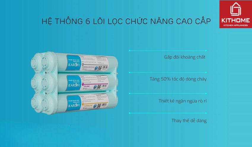 Máy Lọc Nước Karofi ERO100V 10 Lõi