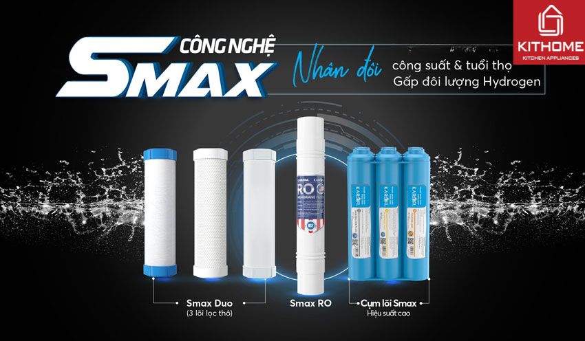 Máy Lọc Nước Nóng Lạnh Karofi KAD-D68 10 Lõi