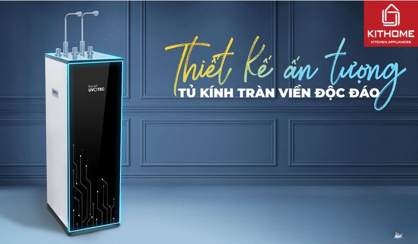 Máy Lọc Nước Nóng Lạnh Karofi Livotec 612 9 Lõi