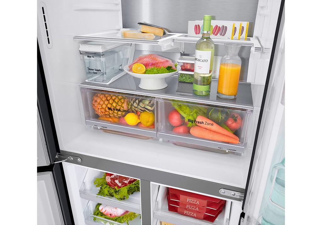 Tủ Lạnh LG Inverter 4 Cánh Instaview 496 Lít GR-X22MBI - Ảnh 14