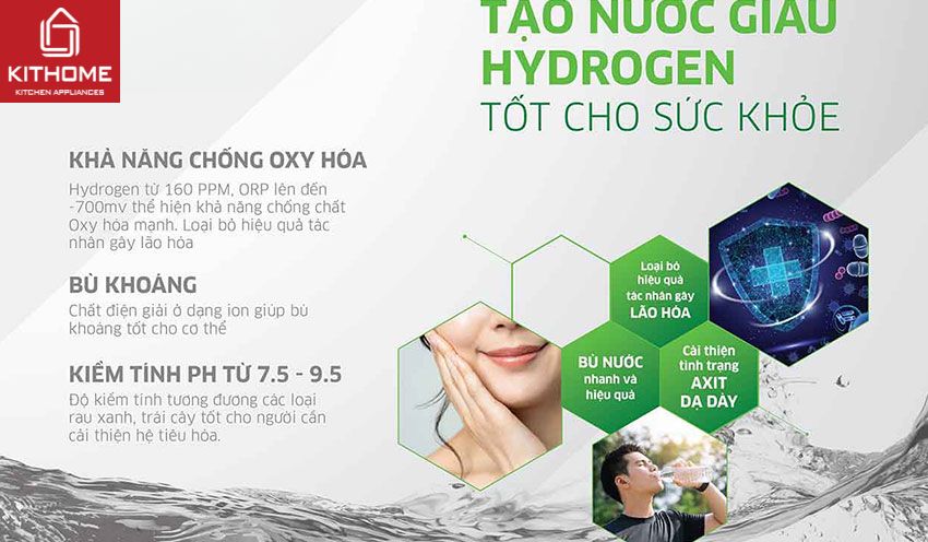 Máy Lọc Nước Kangaroo Nóng Lạnh KG10A9I 8 lõi