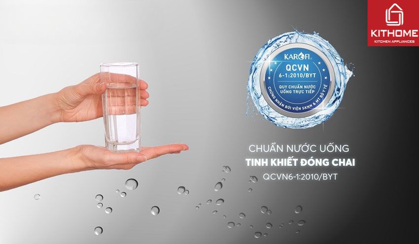 Máy Lọc Nước Nóng Lạnh Karofi KAD-D68 10 Lõi