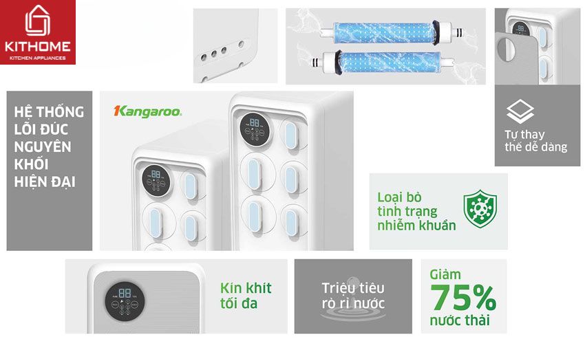 Máy Lọc Nước Kangaroo KG400HU 5 Lõi