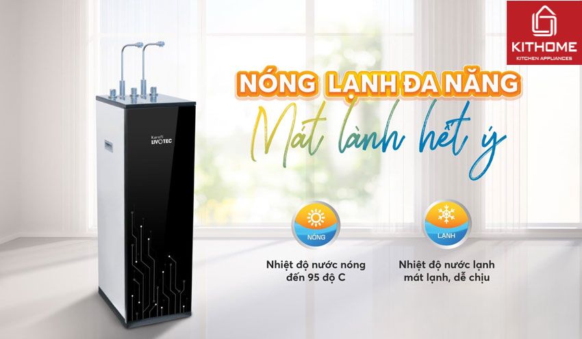 Máy Lọc Nước Nóng Lạnh Karofi Livotec 612 9 Lõi