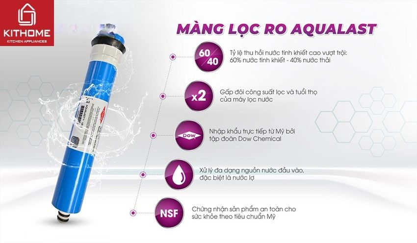 Máy Lọc Nước Mutosi RO DOW Aqualast 10 Lõi MP-7100A